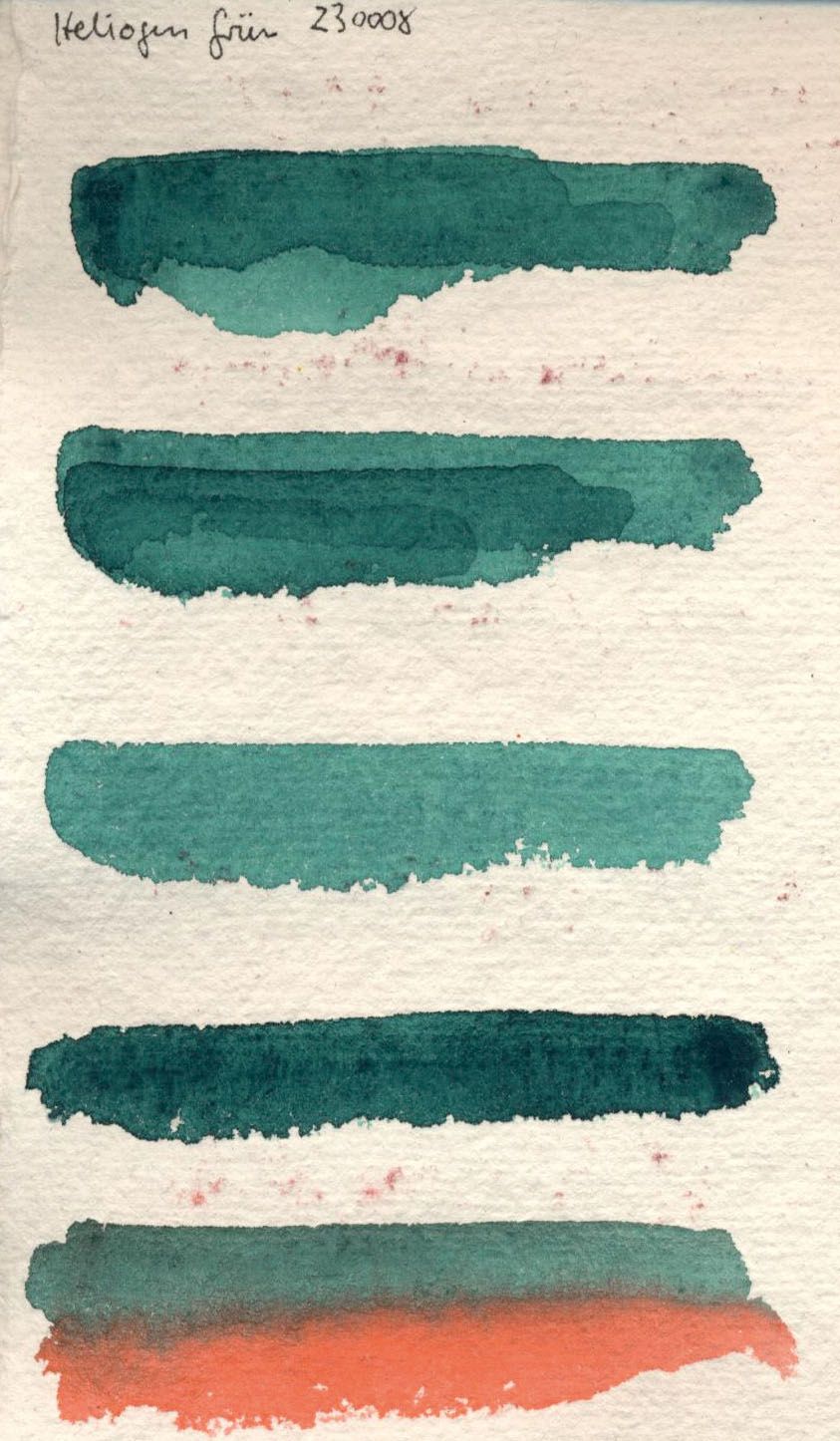 Akvarel Kremer - Phthalo Zelená tmavá, PG 7 (plast, 3 x 1,8 x 1 cm)